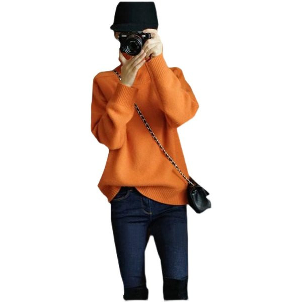 Γυναικεία μπλούζα με μεσαία μανίκια και ψηλό γιακά