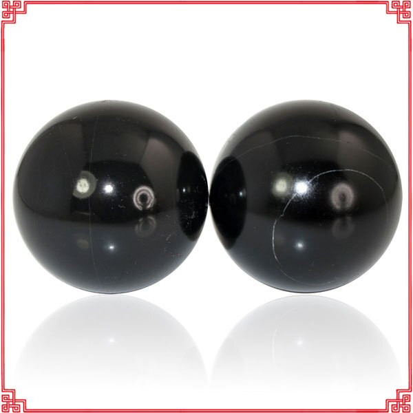 2 db/50mm természetes jade Baoding játékosok Solid Fitness Kézilabda Egészséges gyakorlat Dekompresszió Relaxáció Dekorációs labda