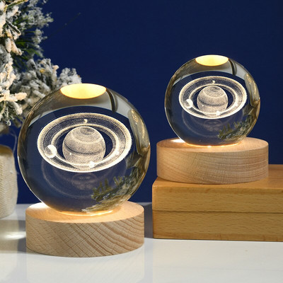 Glob solar de vis Galaxy K9 Glob de cristal Glob de zăpadă Astronomie Planete Minge Decor fantastic pentru casa Bile decorative Model Cadou