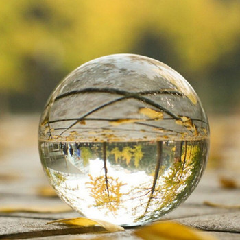 80mm Clear Glass Crystal Ball Healing Sphere Photography Props Δώρα νέες τεχνητές κρυστάλλινες μπάλες για διακόσμηση γάμου σπιτιού