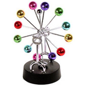 Óriáskerék Newton Balance Balls színes fizika labda elektromos mágneses dekompressziós játék otthoni irodai dekoráció