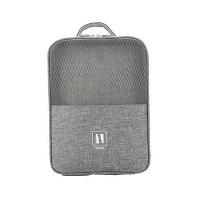 2022 Черно сива преносима чанта за обувки за пътуване Водоустойчив органайзер за съхранение Модни куфарни органайзери Чанта за съхранение на обувки за пътуване