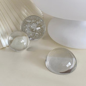 Cristal Decorat Minge Nordic Sticla Presapapet Rechizite Fotografie Accesorii Home Office Decor Masa