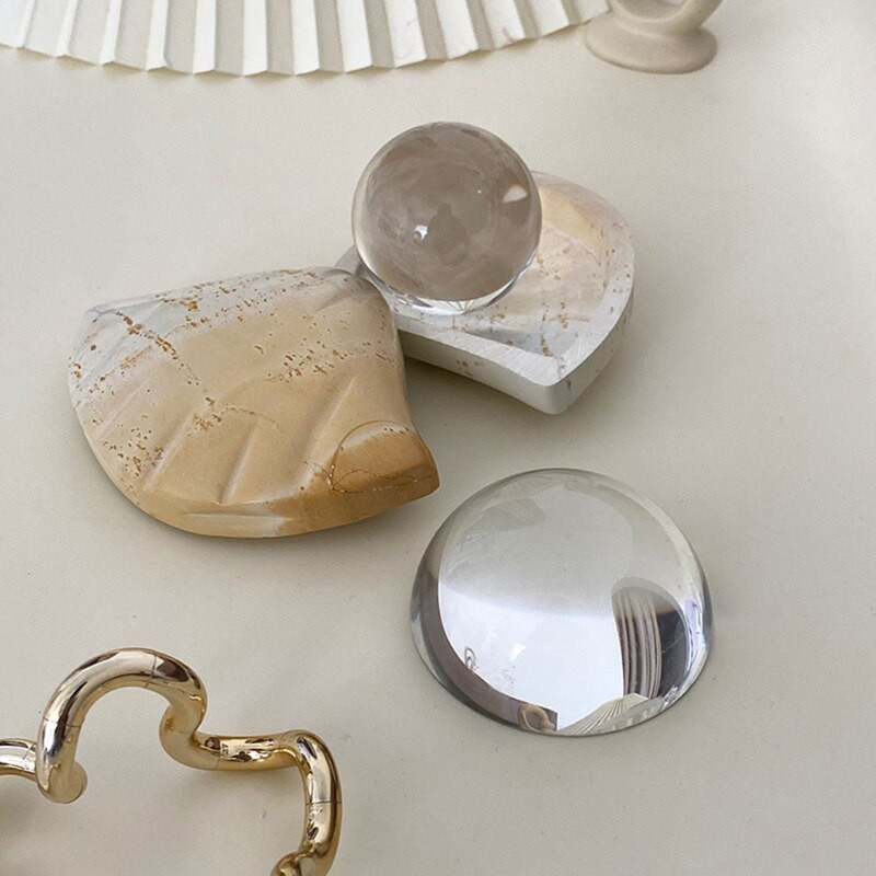 Cristal Decorat Minge Nordic Sticla Presapapet Rechizite Fotografie Accesorii Home Office Decor Masa