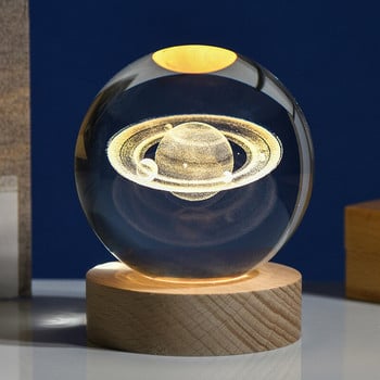 Solar System Globe Galaxy K9 Crystal Ball Snow Globe Αστρονομία Πλανήτες Μπάλα Φανταστική διακόσμηση σπιτιού Διακοσμητικές Μπάλες Μοντέλο Δώρο