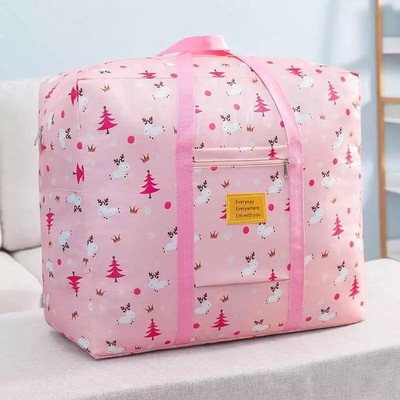 Naujas laikymo krepšys, storas Oksfordo medžiaginis antklodė, bagažo laikiklis, drabužių laikiklis, didelės talpos judamojo krepšio kelionės su užtrauktuku paketas