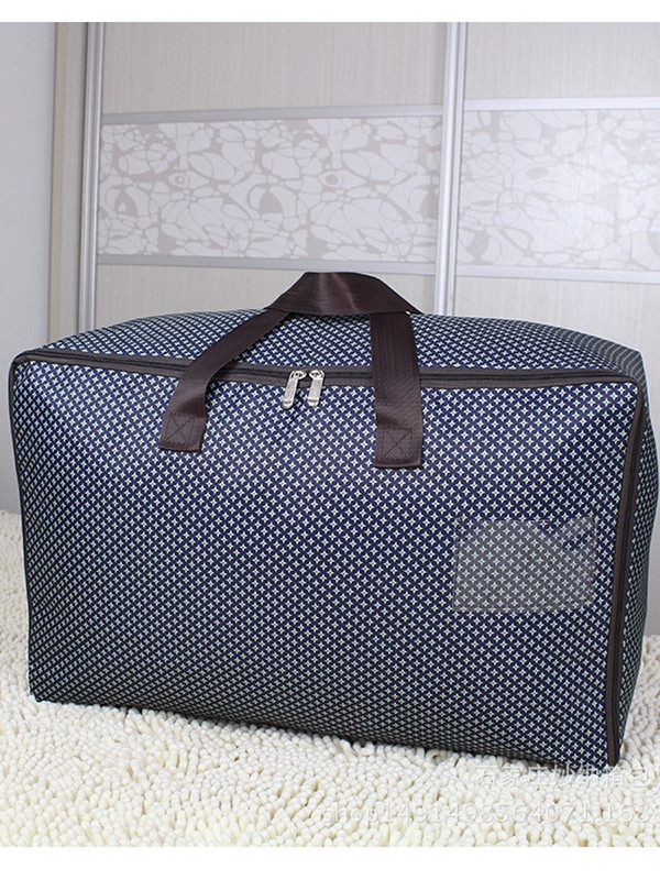 Új vízálló, hordozható ruhatároló táska-rendező Összecsukható szekrény-rendező párnapaplan takaró paplantáska-rendező