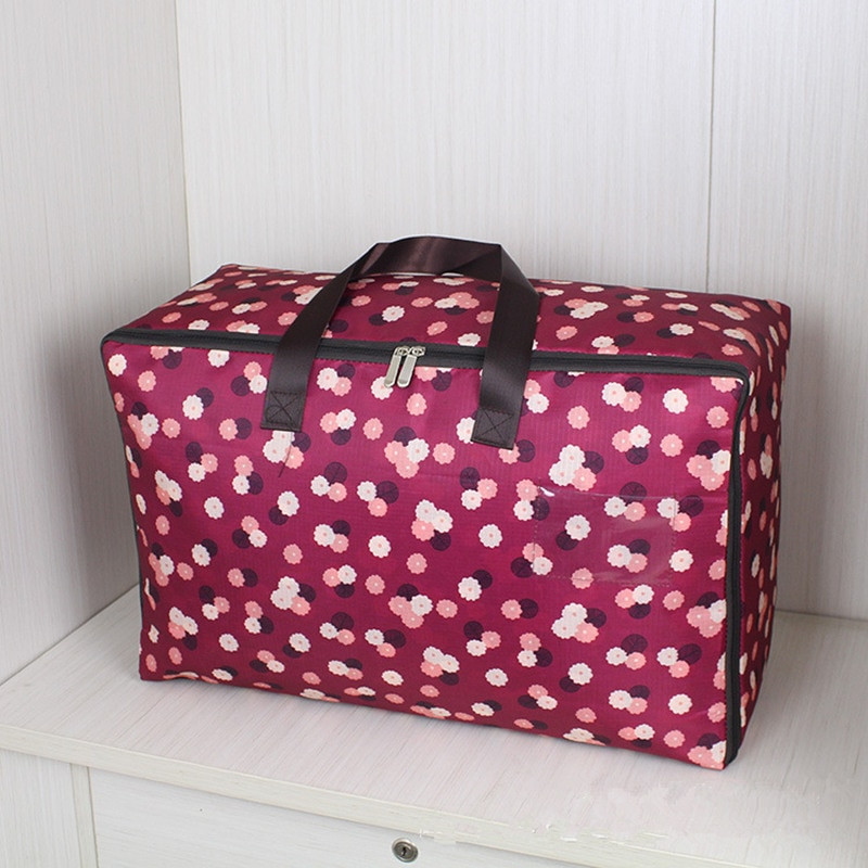 Új vízálló, hordozható ruhatároló táska-rendező Összecsukható szekrény-rendező párnapaplan takaró paplantáska-rendező