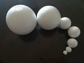 3cm 180 τμχ 1,18 ιντσών Λευκή μοντελοποίηση μπάλες από αφρώδες πολυστυρένιο φελιζόλ Είδη διακόσμησης χειροτεχνίας Διακοσμητική μπάλα