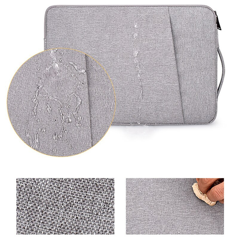 Vízálló Laptop Sleeve Bag 13,3/14,1/15,4/15,6 hüvelykes notebook számítógép tok Kézitáska Macbook Air Pro-hoz Belső fedél tárolótáska