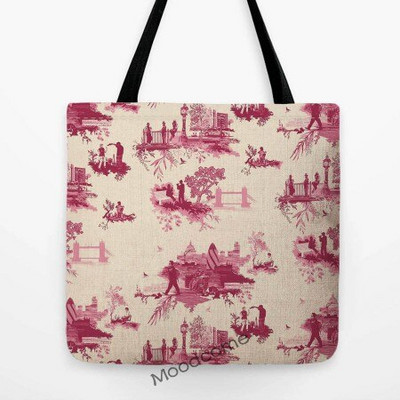 Klasikinis prancūziškas Toile de Jouy tamsiai mėlynos spalvos rašalo motyvas Tradicinis prancūziškas menas pagalvės užvalkalas Medvilninis lininis sofos pagalvėlės užvalkalas