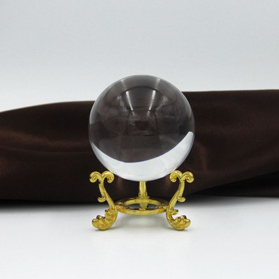 60 mm-es kristályvarázs golyós állvány üveggömb Fengshui papírsúlyú kődíszek otthoni dekoráció kézműves fotózás kellékek