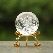 5/6 cm krištolinis burbulinis rutulys, stiklo stebuklinga sfera, namų dekoravimo papuošalai, dekoratyvinės figūrėlės Miniatiūrinis fontanas, skirtas rutulys