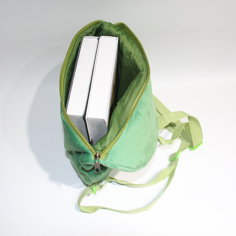 Animacinis filmas „Ricked Morties“ pliušinis mokyklinis krepšys Animacinis filmas „Žalias agurkas“ vaikiška kuprinė Juokingas marinuotų agurkų mokinio krepšys