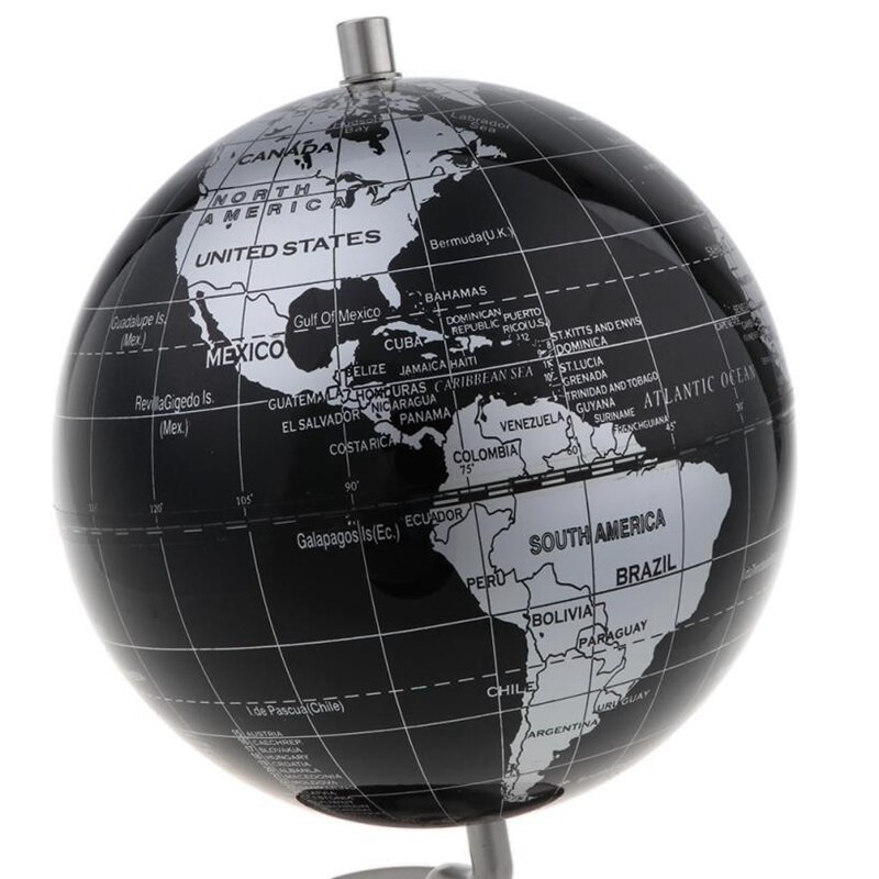 Átmérő 14CM HD Retro Metal Globe Lakberendezés Iroda Nappali Dekorációs labda