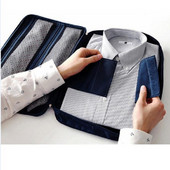 Divat férfi nylon vízálló utazási ruhák tárolótáska nyakkendő ing ránctalanító ruházat tároló táskák