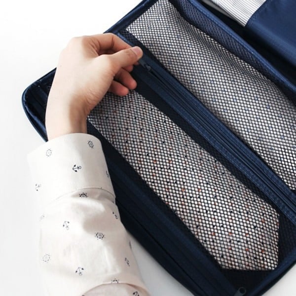 Divat férfi nylon vízálló utazási ruhák tárolótáska nyakkendő ing ránctalanító ruházat tároló táskák