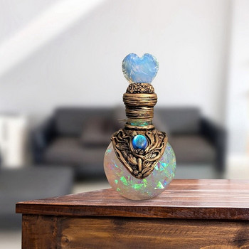 Magic Moon Bottle For Magic Potion Ρητίνη Διακόσμηση Χειροποίητο Κρυστάλλινο Gemstone Μπουκάλια ευχών Δώρα για εκείνη