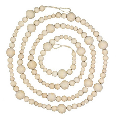 Promóció! 7Ft Fagyöngy Garland Parasztház Lakberendezési Vidéki Természetes Ünnep Karácsonyfa kandalló falra akasztható imagyöngyök