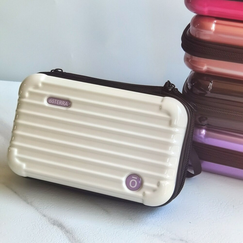 45 Slots 2 ml-es illóolaj tok DoTERRA illóolajokhoz görgős palackok tárolótáska Hordozható parfüm akasztós Organizadores