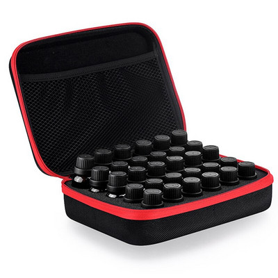 Cutie pentru uleiuri esențiale 30/60 de sticle 10ML 15ML Ulei de parfum Cutie pentru uleiuri esențiale Suport portabil de transport pentru transport pentru lac de unghii Pungă de depozitare