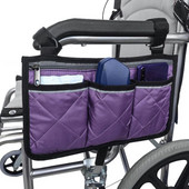 Prijenosna bočna torba za pohranu s naslonom za ruke za invalidska kolica Prijenosni džep pogodan za većinu kotača za hodanje i dodatke za mobilnu opremu