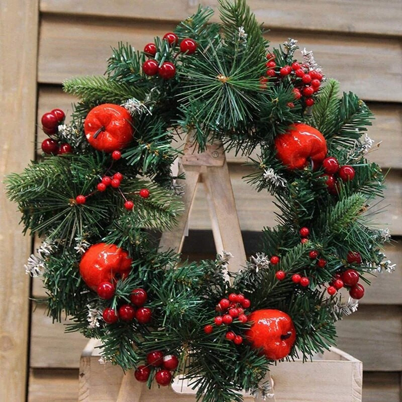 400 DB karácsonyi magyal bogyók Mini Xmas hamis bogyós virág karácsonyfadíszekhez Koszorúkészítési kellékek