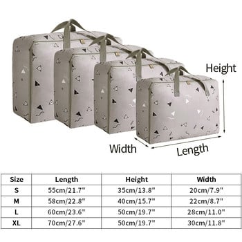 Дебели чанти за съхранение на юргани от оксфордски плат Преносими юргани Чанти за съхранение на багаж Органайзер за дрехи Съхранение Просто Голям капацитет