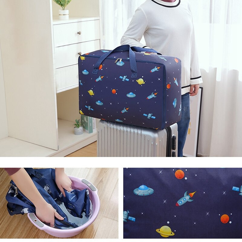 Debele torbe za pohranu popluna od Oxford tkanine Prijenosne torbe za pohranjivanje prtljage Organizator odjeće Jednostavan Veliki kapacitet