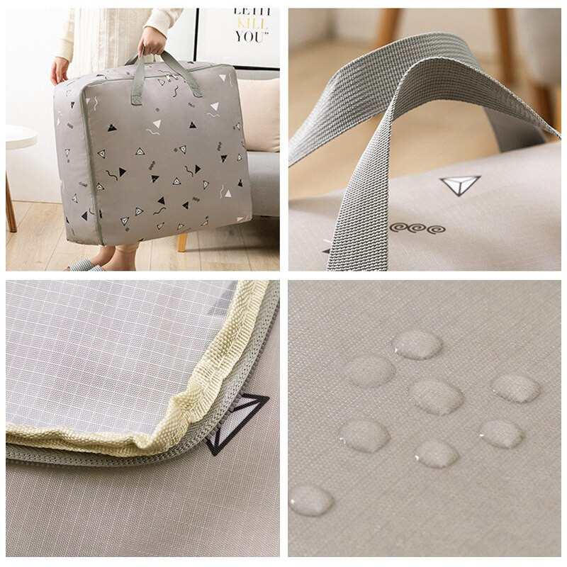 Debele torbe za pohranu popluna od Oxford tkanine Prijenosne torbe za pohranjivanje prtljage Organizator odjeće Jednostavan Veliki kapacitet