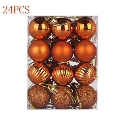 24 buc/set Ornament de Crăciun pentru pomul de Crăciun Decor Mingi Luminoase Natal Deco Ball 2021 Pendent suspendat Cocina de Anul Nou 30MM