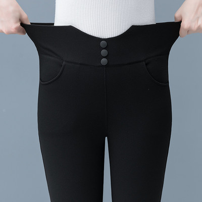 Női alkalmi leggings gombokkal