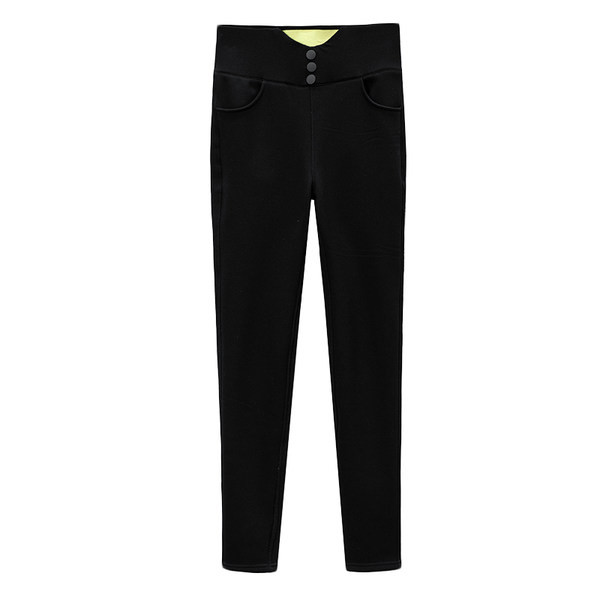 Női alkalmi leggings gombokkal