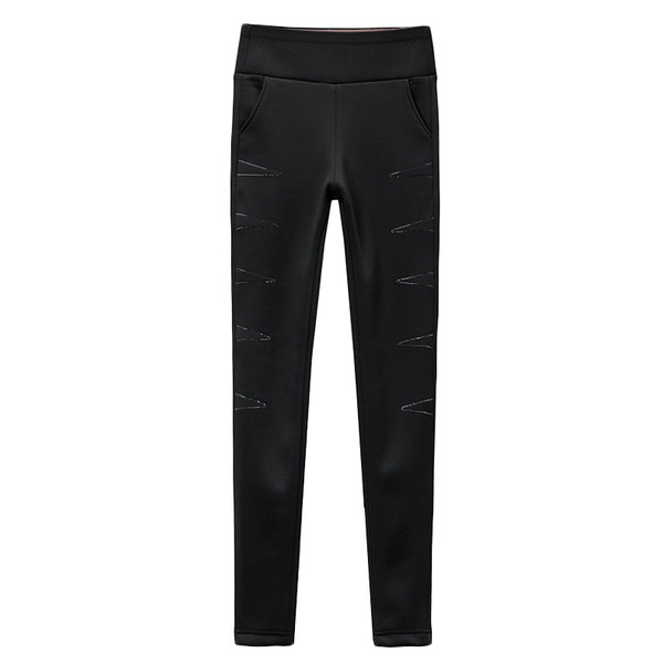 Női rugalmas leggings zsebbel