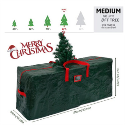 Karácsonyfa tároló táska Porálló huzat Védelem Vízálló Nagy kapacitású paplan Ruhák Raktári tárolótáskák Szerezz eszközöket
