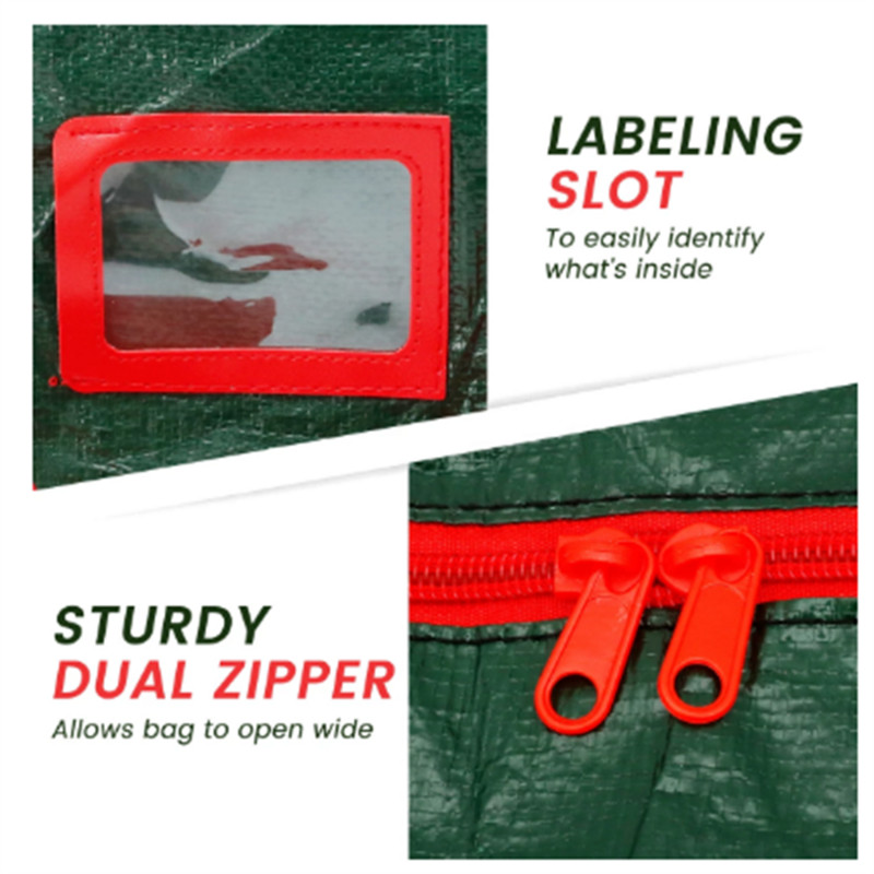 Karácsonyfa tároló táska Porálló huzat Védelem Vízálló Nagy kapacitású paplan Ruhák Raktári tárolótáskák Szerezz eszközöket