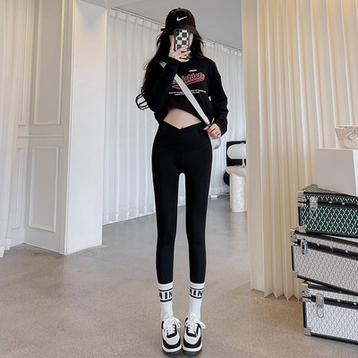 Női sportleggings új modellje, magas derékkal