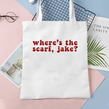 Where\'s The Scarf jake taylor music inspired Tote Bags Cool πάνινες τσάντες μόδας Τσάντες αγορών Χαριτωμένο λάτρεις του λαϊκού δώρου