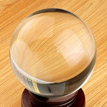 Прозрачна кристална топка Занаяти Персонализирана персонализирана всекидневна Офис декорация Цветна светлинна топка Декоративна топка за дома