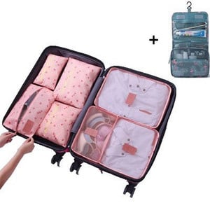 Ceļojumu glabāšanas somas drēbēm Apakšveļa Apavi Čemodāns Organizators Liela ietilpība ceļojumu uzglabāšana Iepakojums Kubs Bagāžas Sakārtots maisiņš