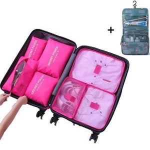 Ceļojumu glabāšanas somas drēbēm Apakšveļa Apavi Čemodāns Organizators Liela ietilpība ceļojumu uzglabāšana Iepakojums Kubs Bagāžas Sakārtots maisiņš