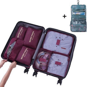 Ceļojumu glabāšanas somas drēbēm Apakšveļa Apavi Čemodāns Organizators Liela ietilpība ceļojumu uzglabāšana Iepakojums Kubs Bagāžas Sakārtots maisiņš