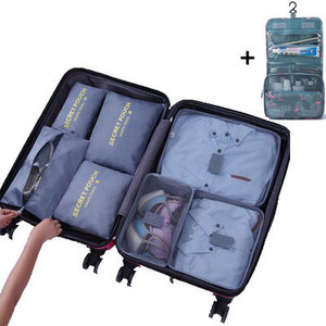 Ceļojumu glabāšanas somas drēbēm Apakšveļa Apavi Čemodāns Organizators Liela ietilpība ceļojumu uzglabāšana Iepakojums Kubs Bagāžas Sakārtots maisiņš