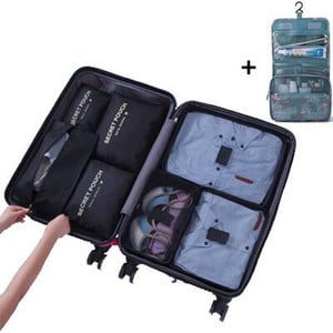 Ceļojumu glabāšanas somas drēbēm Apakšveļa Apavi Čemodāns Organizators Liela ietilpība ceļojumu uzglabāšana Iepakojums Kubs Bagāžas Sakārtots maisiņš