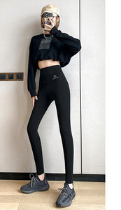 Moteriški antblauzdžiai aukštu juosmeniu – ir užrašu