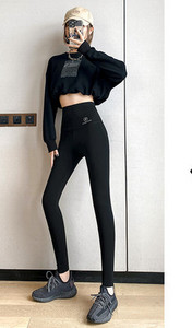 Moteriški antblauzdžiai aukštu juosmeniu – ir užrašu