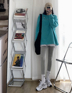 Női leggings -magas derékkal és felirattal