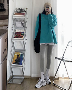 Női leggings -magas derékkal és felirattal