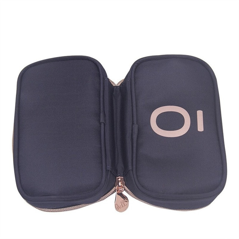 Illóolaj tok DoTERRA 10 Slots 15 ml olajtároló táska Illóolajos flakon tartó cipzáros akasztós tartóval