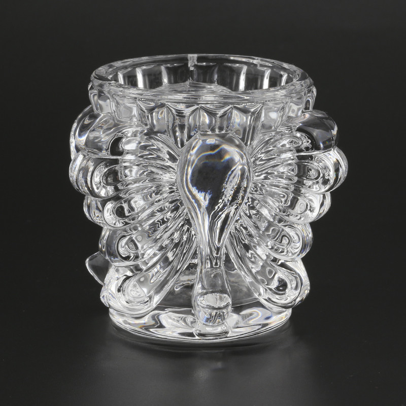 Прозрачна стъклена стойка за дисплей с пеперуди Топка от кристални лещи 70 80 100 мм Основа за топка за гадаене на лещи Магическа сфера Държач за глобус